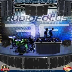 Audiofocus ARES12/FR-X12/MTSub-MKII Club LIVE-DJ SET